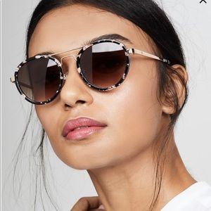 Lele Sadoughi Downtown Aviator Sunglasses